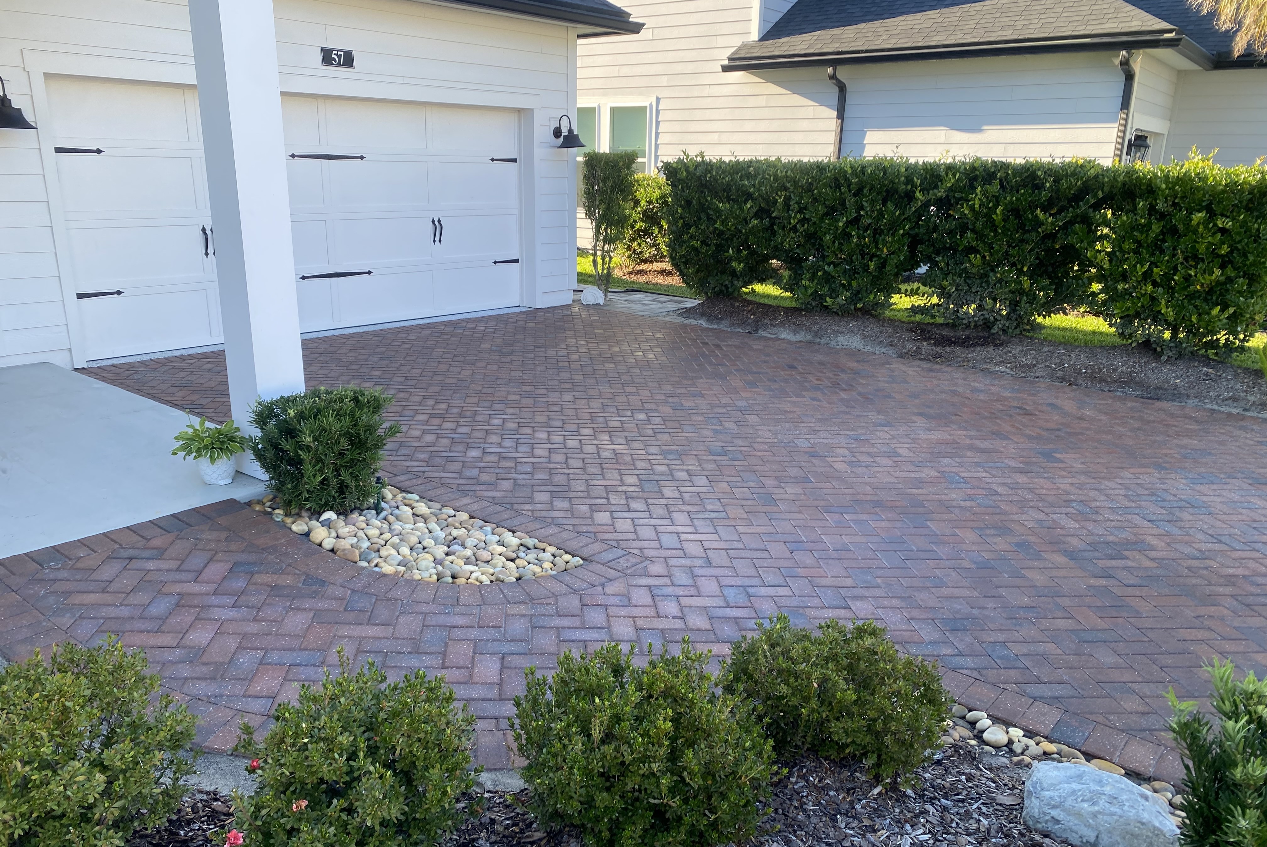 Nocatee driveway paver sealing project by HydroSeal